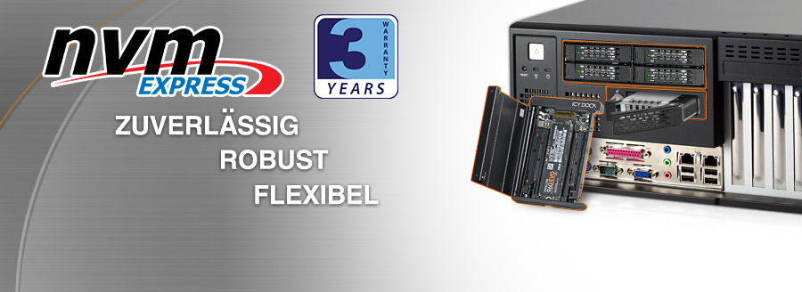 Hochleistungs-Wechselrahmen f&uuml;r NVMe-SSDs