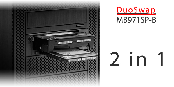 Icy Dock MB971SP-B DuoSwap